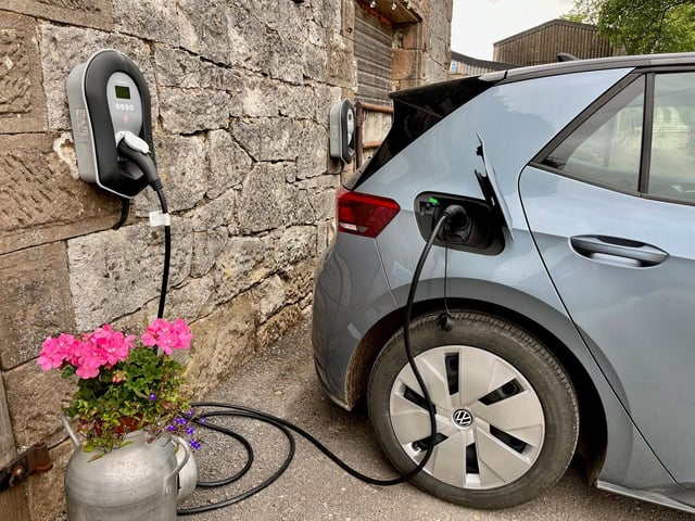 Free EV charging for guests at Hoe Grange Holidays