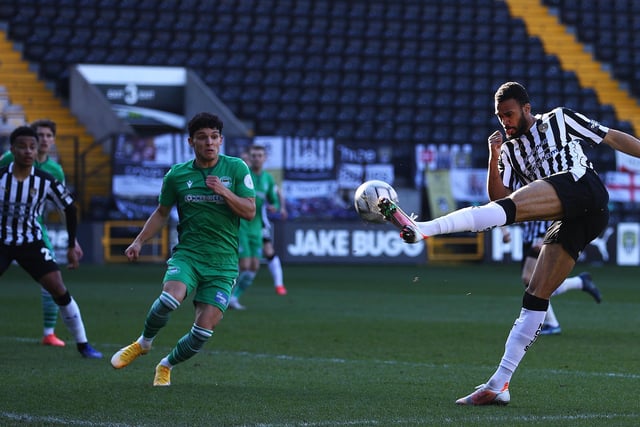 The tall Notts County winger had a very lively game at the Technique in March, scoring a brilliant curling strike. The 25-year-old Belgium was very direct and posed a threat in the air.