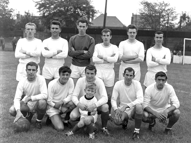 Heanor Town FC team photo, October 1966.
