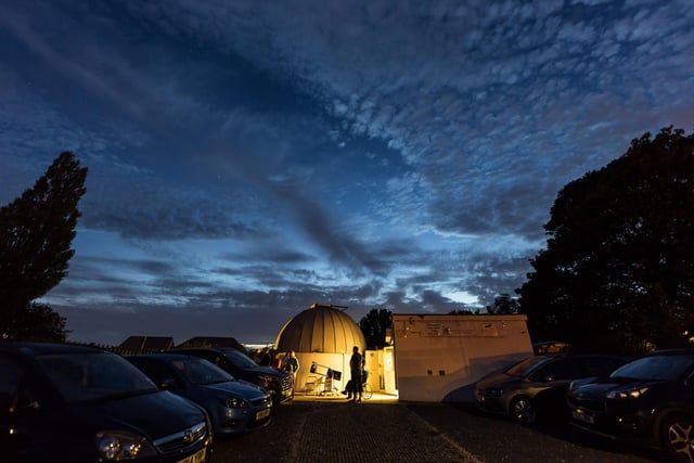 The Chesterfield Barnett Observatory is open every Friday from 8pm.