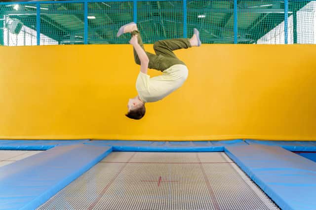 Trampolining is amongthe activities to be enjoyed this half-term at Queen's Park Sports Centre (generic photo for illustrative purposes, courtesy of Stock Adobe/Mariakay)