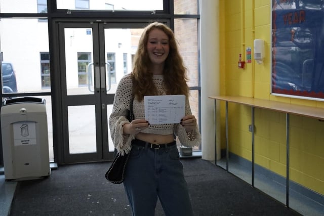 Despite being diagnosed with a brain tumour last Christmas, Deeti Wren achieved an incredible set of GCSE results: Health and Social Care – Distinction; Combined Science – grade 4 and grade 4; Geography – grade 4; Maths – grade 3; English Language – grade 4; English Literature – grade 4; and Art – grade 6