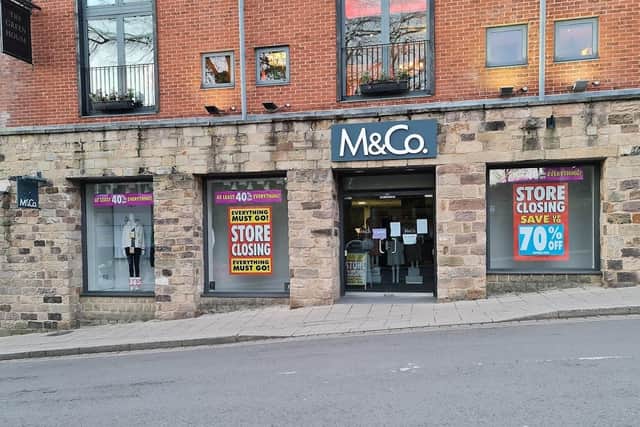 Peacocks will replace the former M&Co store in Belper
