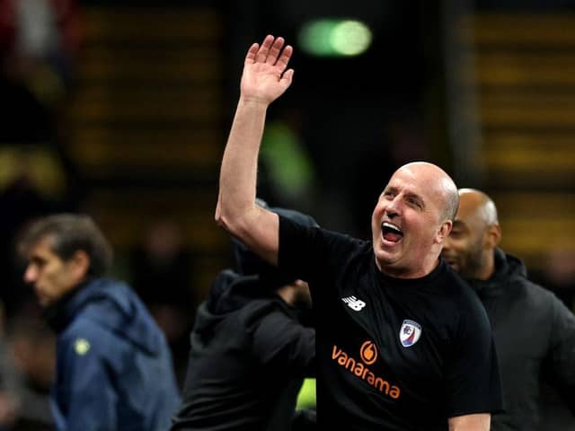 Chesterfield manager Paul Cook. (Photo by Richard Heathcote/Getty Images)