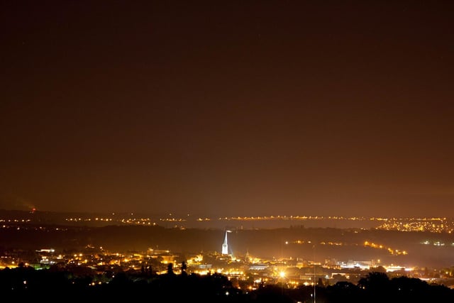 Astral Peaks Photography isn't just focused on deep space imaging, Martin's talents also include night sky photos of Chesterfield and the Peak District. Here we can see the "twisted" spire light up during the night.