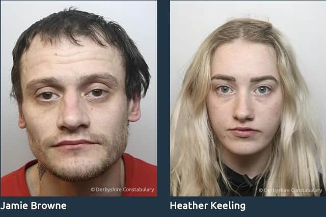 The pair were jailed after appearing at Derby Crown Court.