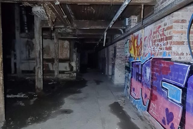 The site has stood empty for some 13 years - becoming a popular spot for urban explorers.