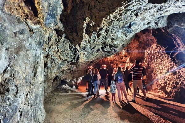 Two underground caverns at the Heights of Abraham are naturally refrigeration to between 6 and 7 degrees C, making them perfect for visitors to cool down in on a hot summer's day.