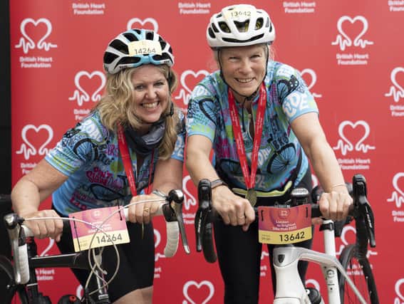 Sheena Jones and Mandy Sullivan completed the London to Brighton ride.