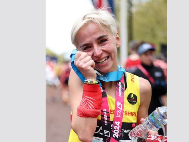 Kasia, who is originally from Poland, completed all six marathons in less than three hours - and is the only Polish woman to ever achieve this.