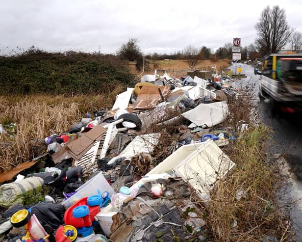 Figures from the Department for Environment, Food and Rural Affairs show there were 503 fly-tipping incidents in Chesterfield in the year to March 2023