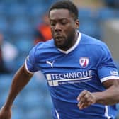 Akwasi Asante's hat-trick goal against Barnet has been voted Chesterfield's best of the season.