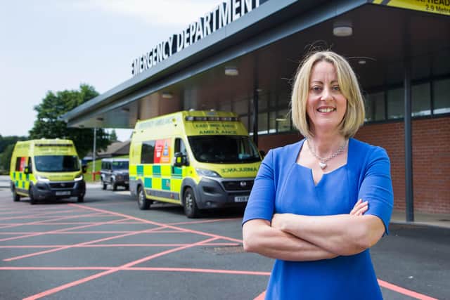 Angie Smithson, Chief Executive of Chesterfield Royal Hospital Foundation Trust
