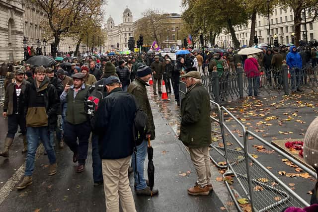 Derbyshire farmers join thousands in Westminster protest over ...