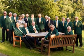 Alfreton Male Voice Choir singers have used their own wedding photos for the romantic Valentine's Day video