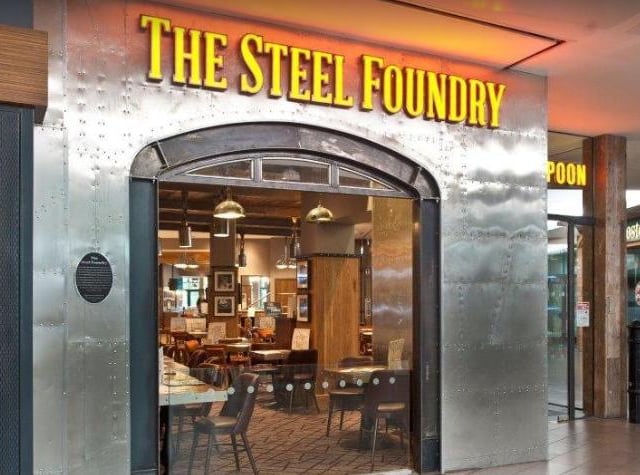 Tuck in to your favourite pub grub at The Steel Foundry on you next visit to Meadowhall.