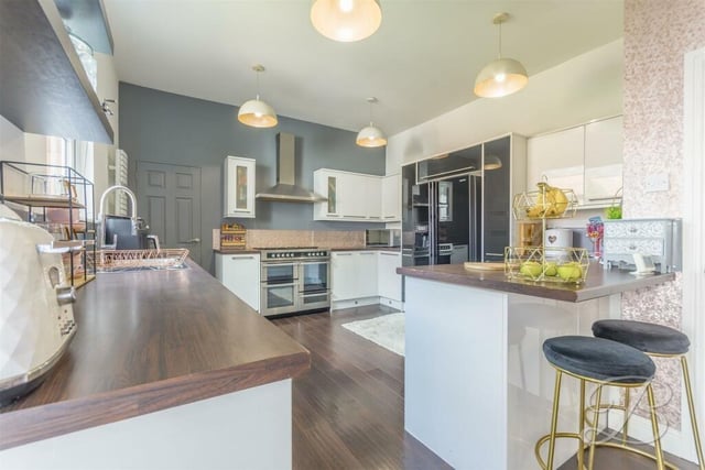 Designed with the modern family in mind, the open-plan kitchen diner is incredible and a credit to the current owners of the Mansfield property.