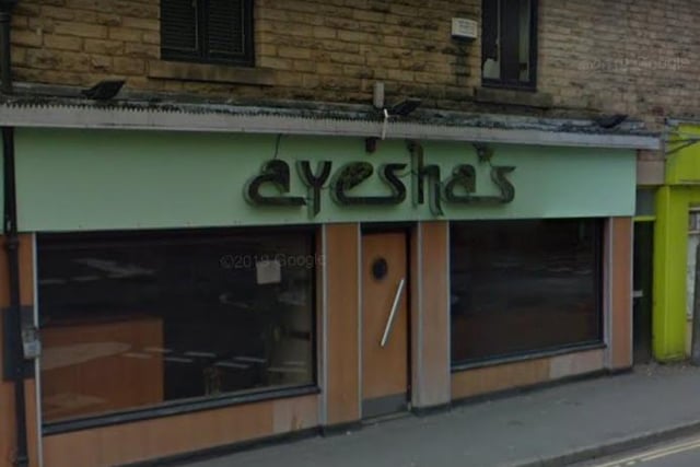 Finally, Ayesha's Authentic Indian Restaurant and Takeaway are also taking part in the scheme.