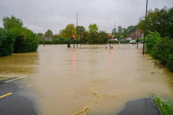 Derbyshire residents are bieng warned of the risk of localised flooding during Storm Ciaran.