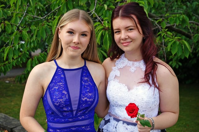 Students pulled out all the stops with their prom party outfits