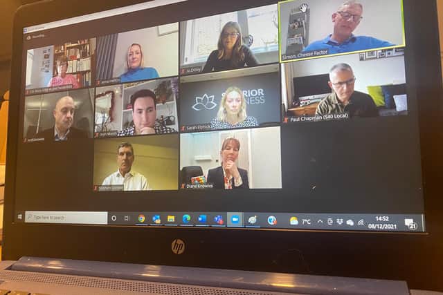 Business leaders met via video conference to discuss 2021 and their hopes for the future
