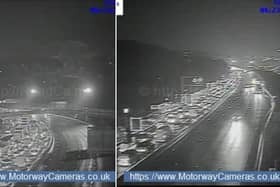 The M1 around Meadowhall and Tinsley, Sheffield, is closed this morning due to an incident