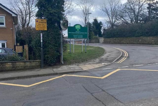 Police officers have been asked to monitor parking outside Holymoorside Primary School. Image: Derbyshire police.