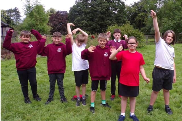 Staff and pupils at one of Derbyshire's smallest schools celebrate best ...