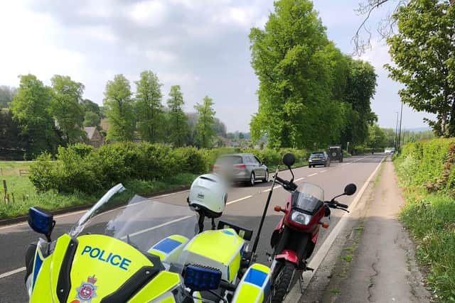 Rider sees bike seized by police on busy Derbyshire A-road after ...