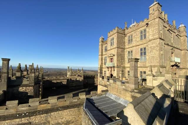 Bolsover Castle is bidding to erect a "structural rainwater canopy" within the Fountain Garden.