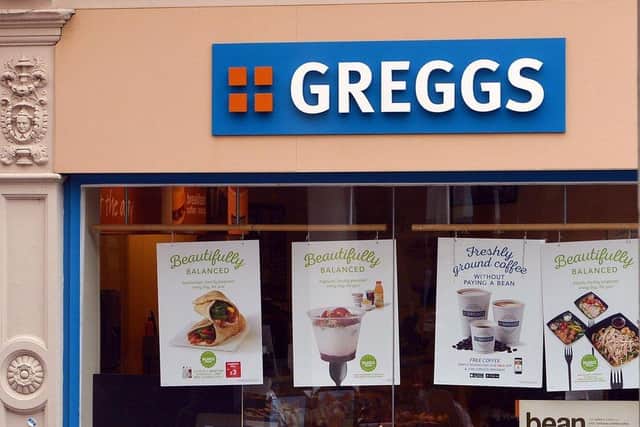 Greggs in popular in Chesterfield.