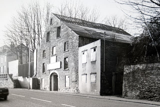The former Stylax building on Sheffield Road, 1994.