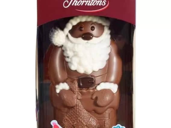 Thorntons Hollow Milk Chocolate Jolly Santa