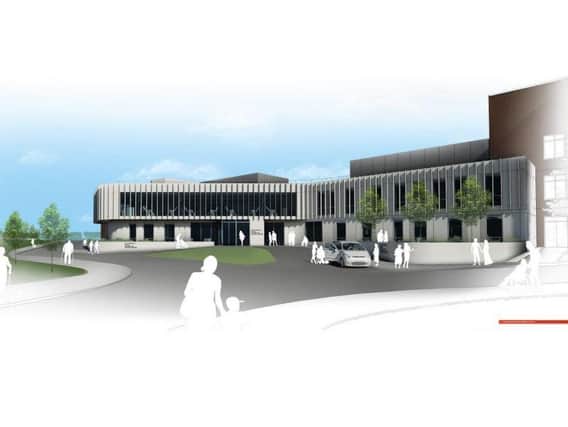 An artist's impression of the state-of-the-art centre.