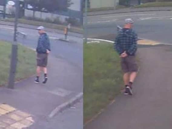 Officers would like to speak to the man pictured in case he witnessed the collision.