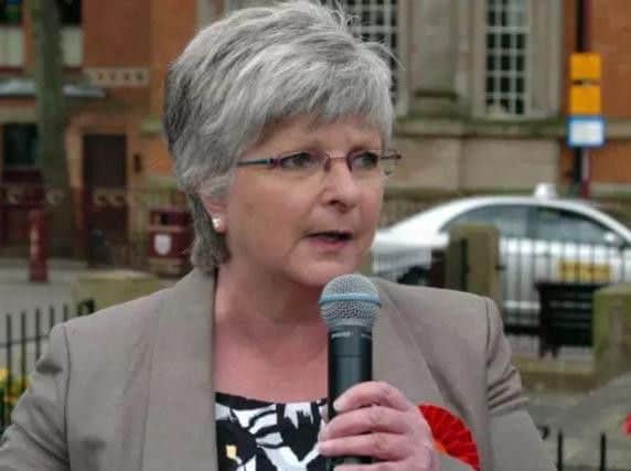 Councillor Anne Western, leader of the Labour group at Derbyshire County Council.