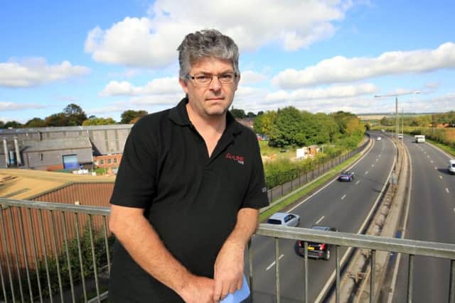 Steven Kerry helped talk down a man from a bridge on the A61 in Chesterfield.