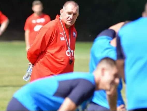 Martin Allen will cast his eye over a trio of triallists on Saturday