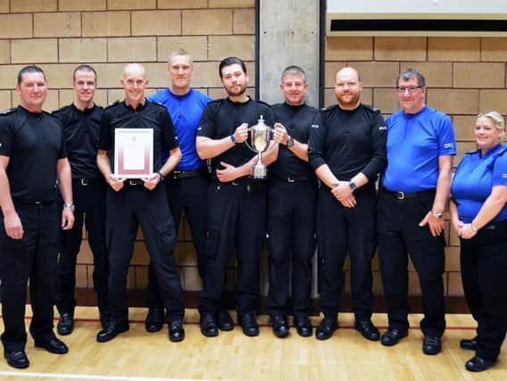 Chesterfield town centre officers have won Derbyshire's Safer Neighbourhood Policing Team of the year award.