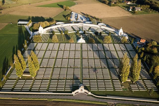 Tyne Cot Commonwealth War Graves Cemetery and Memorial to the Missing is a Commonwealth War Graves Commission burial ground for the dead of the First World War in the Ypres Salient on the Western Front.