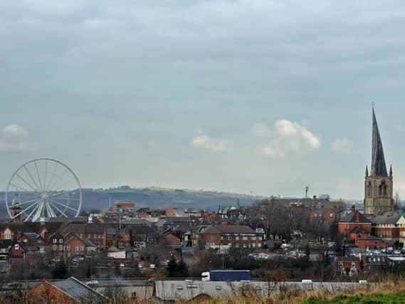 Chesterfield's skyline had a new addition with the observation wheel