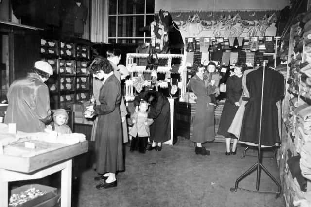 Shoppers in the Co-op department store in Elder Way in the 1960s.