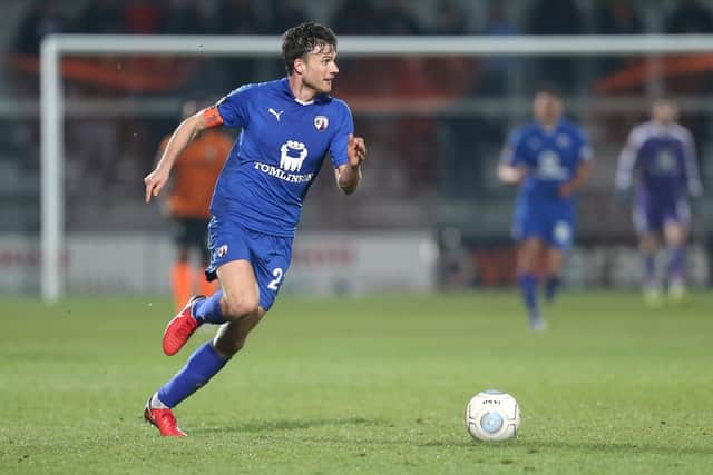 Jonathan Smith - 7 - Reliable at right-back, pretty consistent in the middle. Drove Town forward in many games, chipped in with a few goals. One of the most combative Spireites.