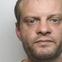 Pictured is serial offender Paul Wells, 34, of no fixed abode, who has been jailed for 16 weeks after breaching a town centre ban.