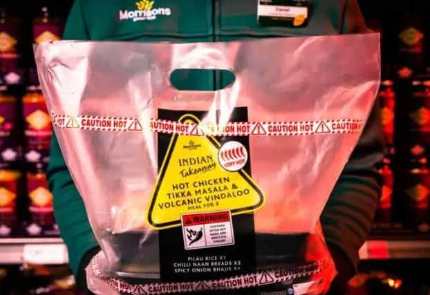 Volcanic Curry Bag is available at Morrisons