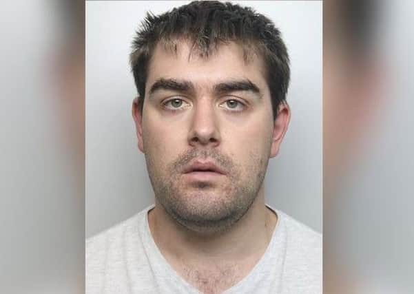 Pictured is Peter Holehouse, 28, of Coupe Lane, Clay Cross, who was jailed for stalking for four years with a three-year extended licence period, and has now had his sentence cut to three-years of custody.
