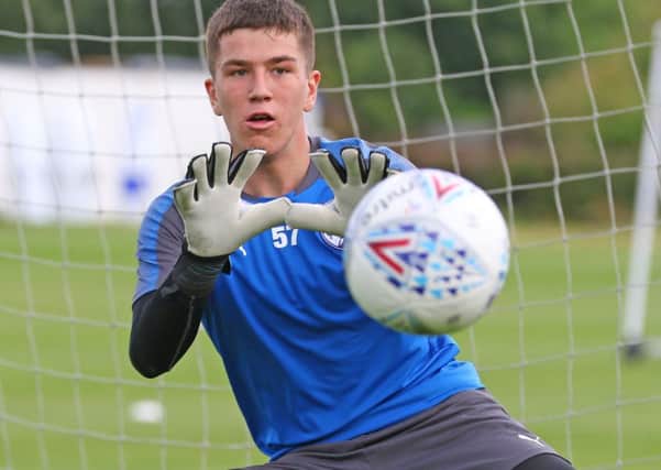 Teddy Marris in training for Chesterfield FC (Pic: Tina Jenner)