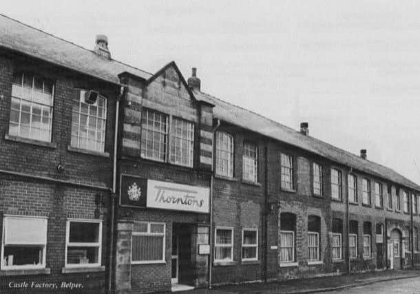 The former Thorntons factory on Derwent Street, Belper.