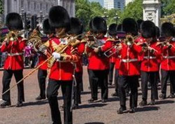 The Band of the Welsh Guards.