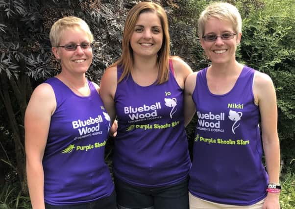 Alison West  her twin Nicola Yeoman and their friend Joanne Clarkson will be undertaking the Great North Run for Bluebell Wood, Children's Hospice.